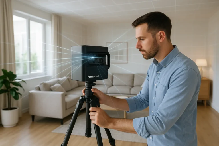 man-preparing-matterport-for-shooting
